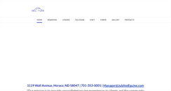 Desktop Screenshot of jubileeequine.com